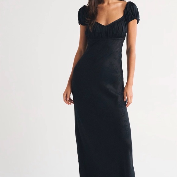 Abercrombie & Fitch Dresses & Skirts - A&F Bra-Free Satin Maxi Dress